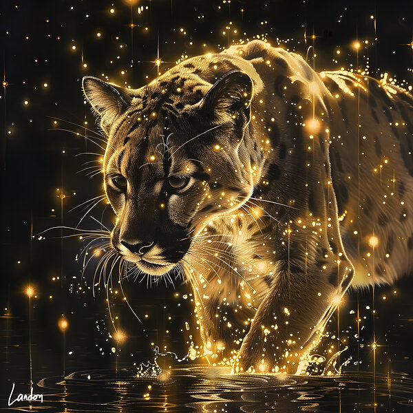 Cougar Golden Glow 2 by Landon