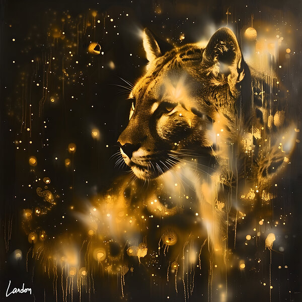 Cougar Golden Glow 6 Print