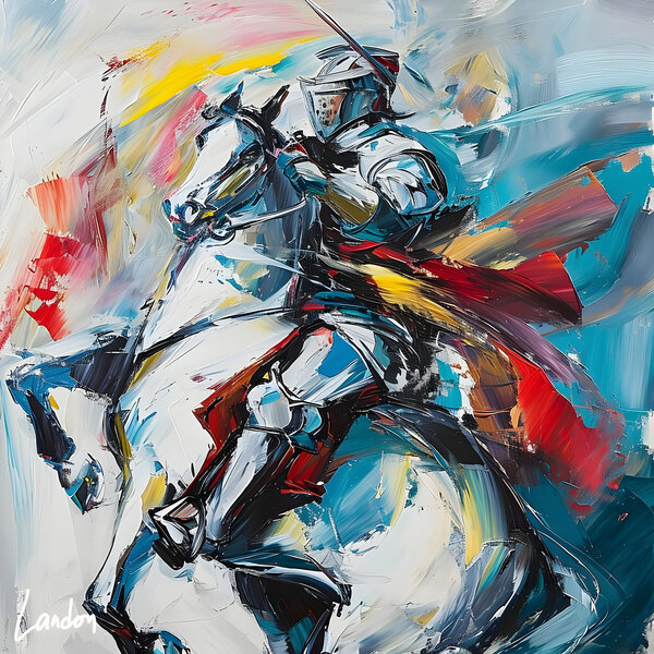 Dynamic Knight 3 Print