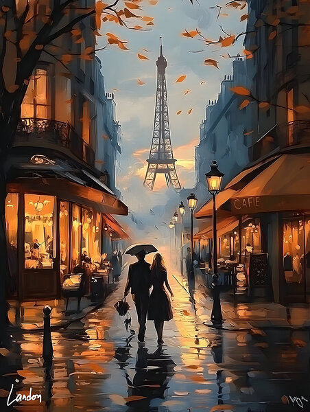 Evening Elegance in Paris 2 by Landon