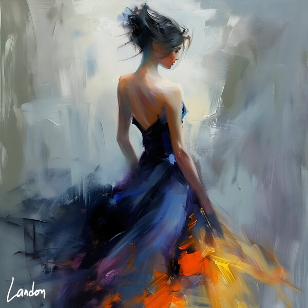 Evocative Dancer 2 Print