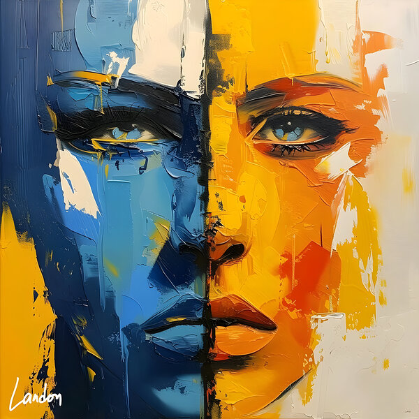 Fragmented Face 7 Print