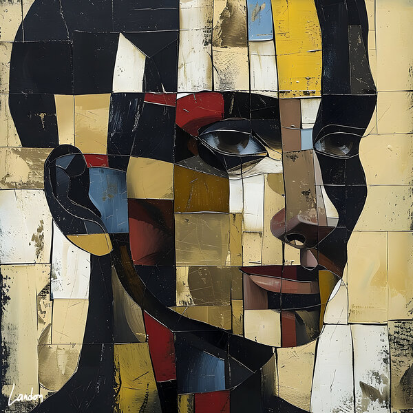 Fragmented Portrait 2 by Landon