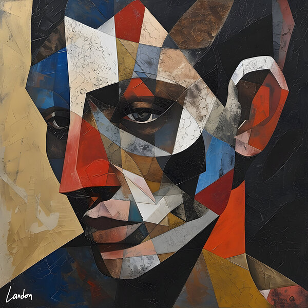 Fragmented Portrait 3 Print