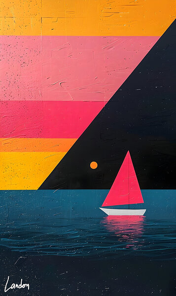 Geometrical Boat 1 by Landon