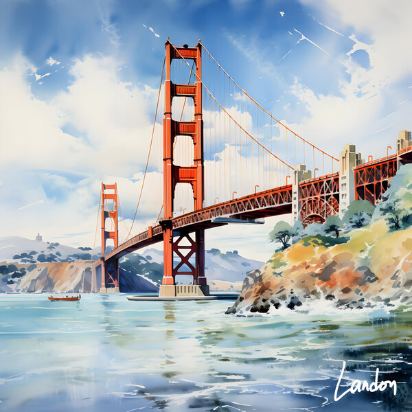 Golden Gate Bridge 4 by Landon