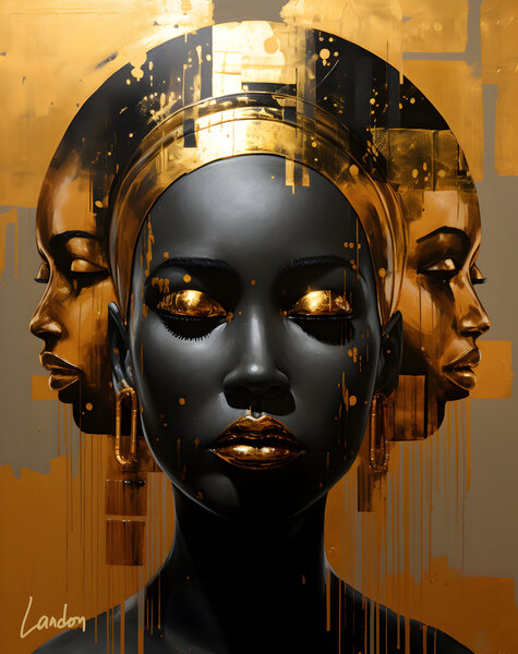 Golden Goddesses 11 Print