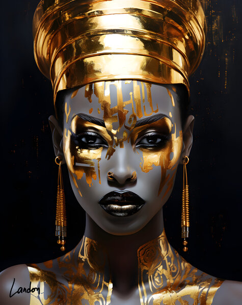 Golden Goddesses 9 Print