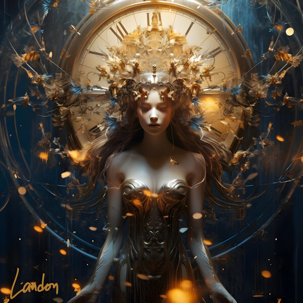 Golden Timepieces 2 by Landon