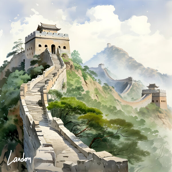 Great Wall of China 2 by Landon