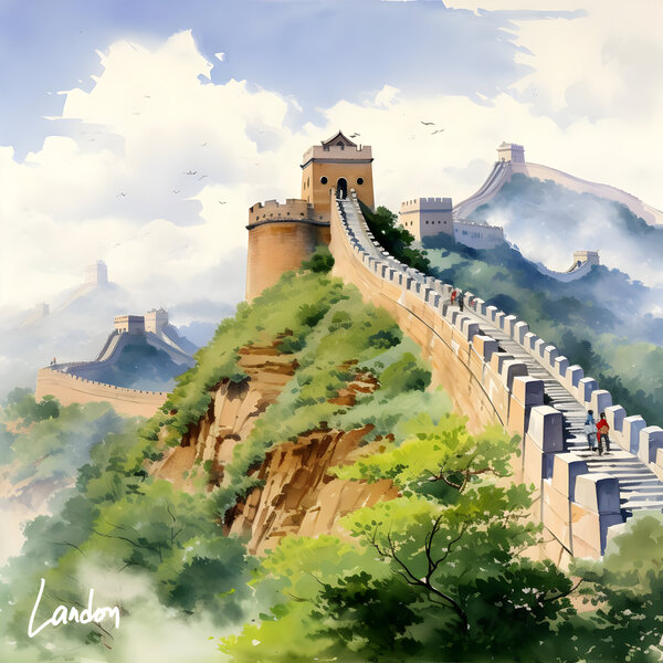Great Wall of China 3 by Landon