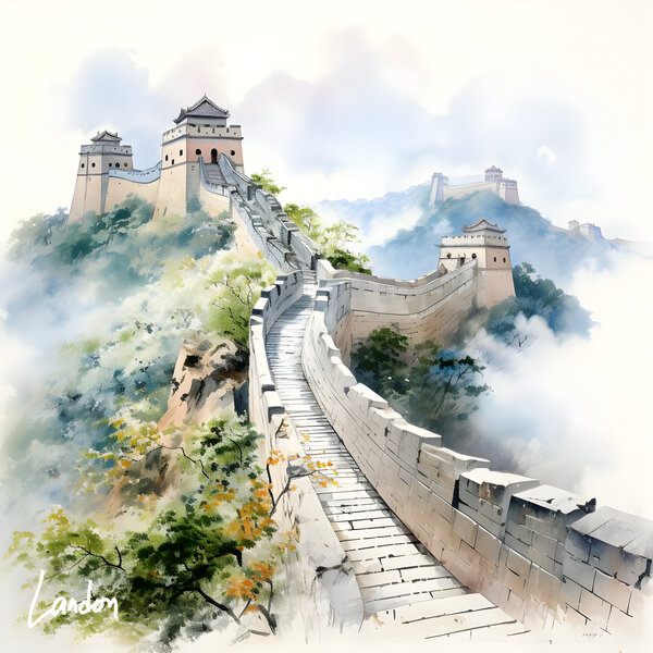 Great Wall of China 4 by Landon