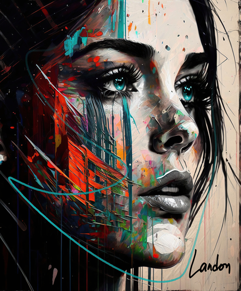 Hypnotized Beauty 1 Print