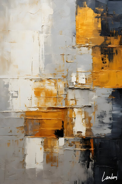 Honey Abstract 1x by Landon
