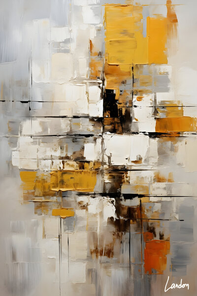 Honey Abstract 2x by Landon