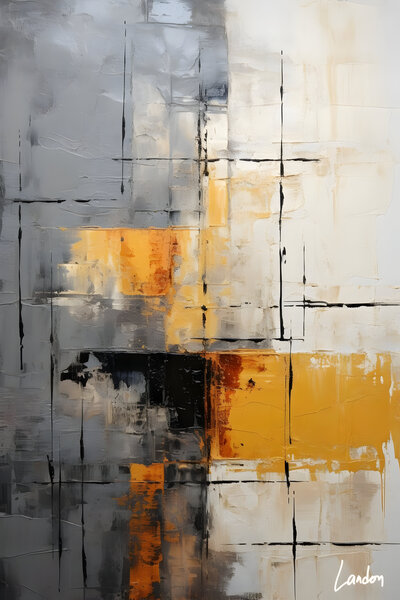 Honey Abstract 4x by Landon