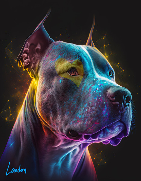 Hyper realistic Bulldog Print