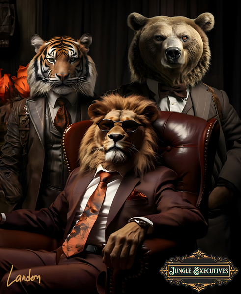 Jungle Executives Print