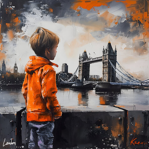 London Bridge Boy 4 by Landon