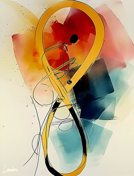 Lost in Music 3 Print
