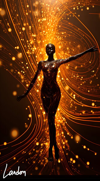 Luminous Dancer 2 Print
