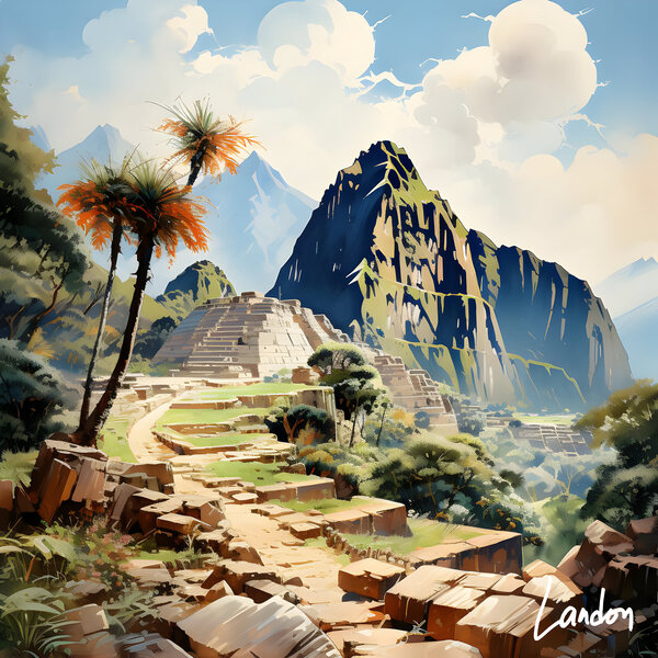 Machu Picchu 1 by Landon