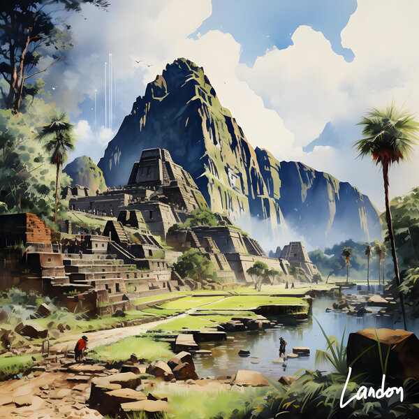 Machu Picchu 3 by Landon