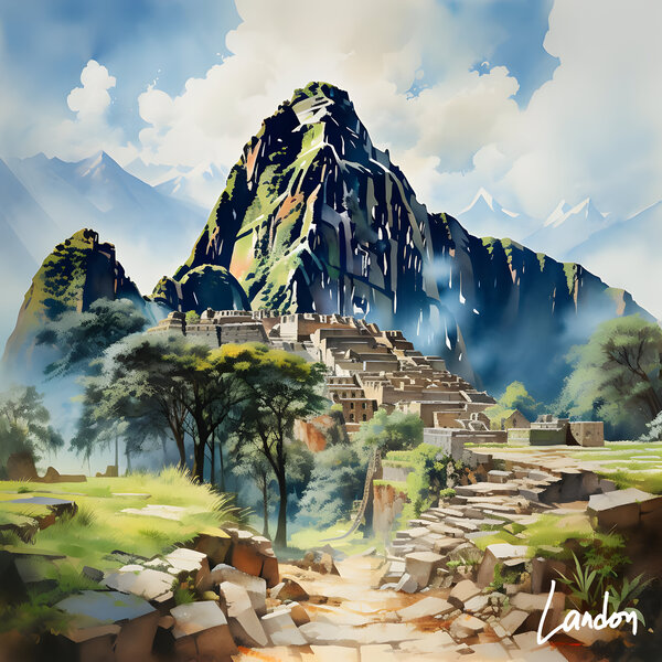 Machu Picchu 4 by Landon
