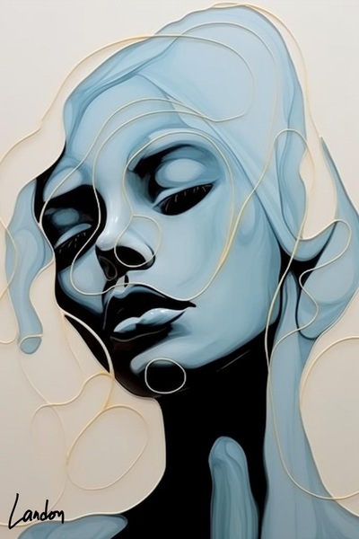 Minimalistic Scribble 1 Print