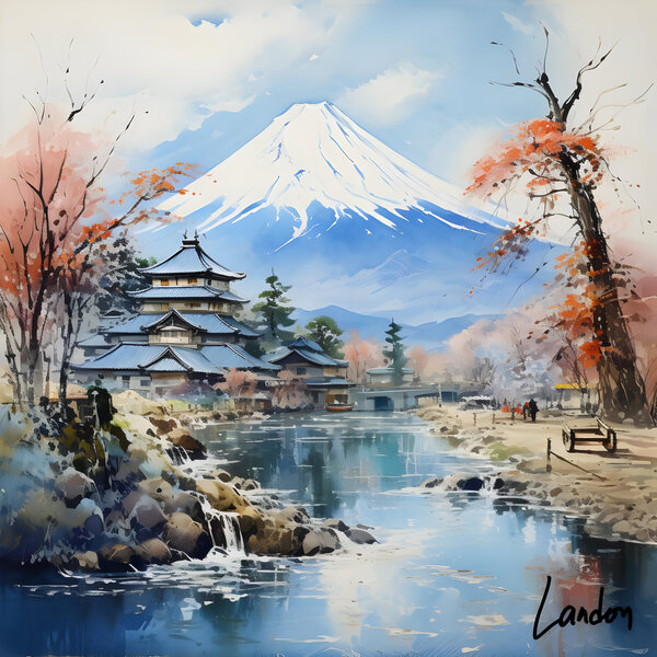 Mount Fuji 3 by Landon