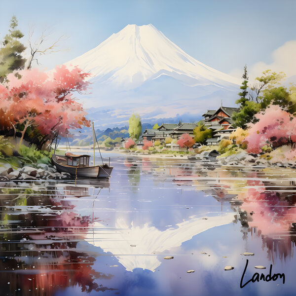 Mount Fuji 4 by Landon