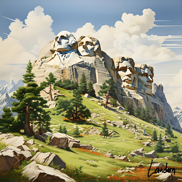 Mount Rushmore 1 by Landon