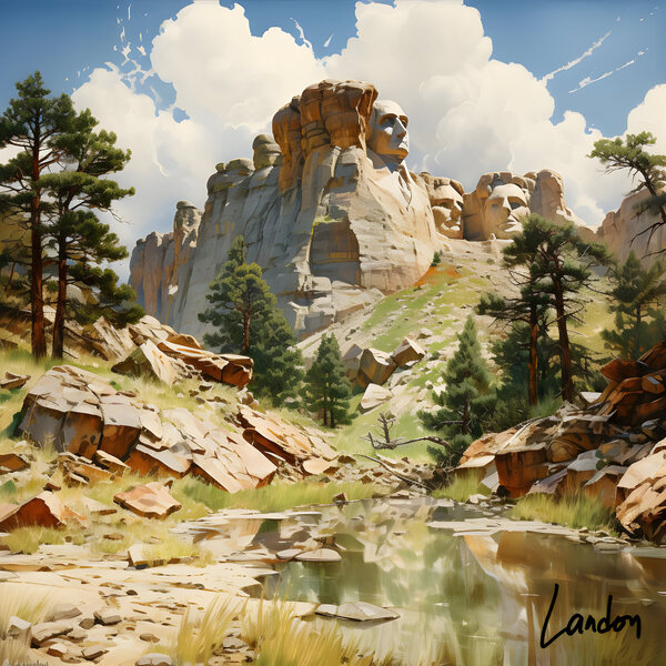 Mount Rushmore 3 by Landon