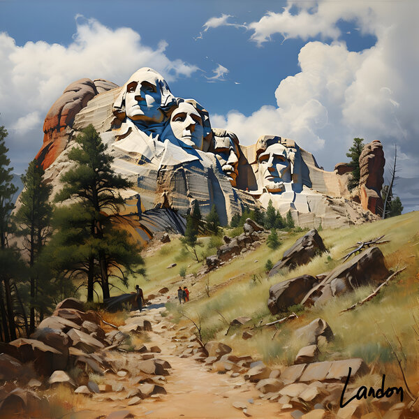 Mount Rushmore 4 by Landon