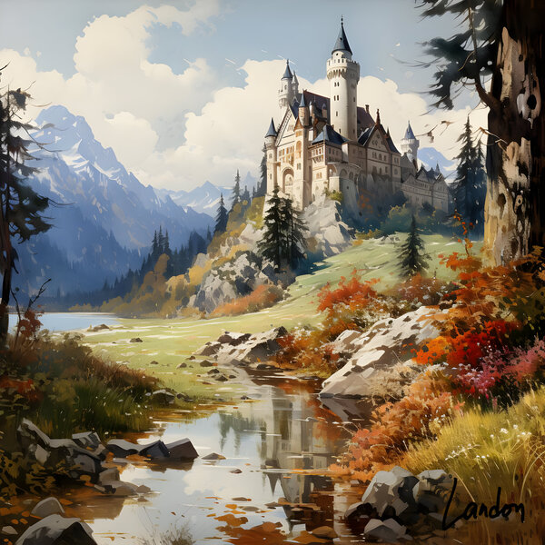 Neuschwanstein Castle 3 by Landon