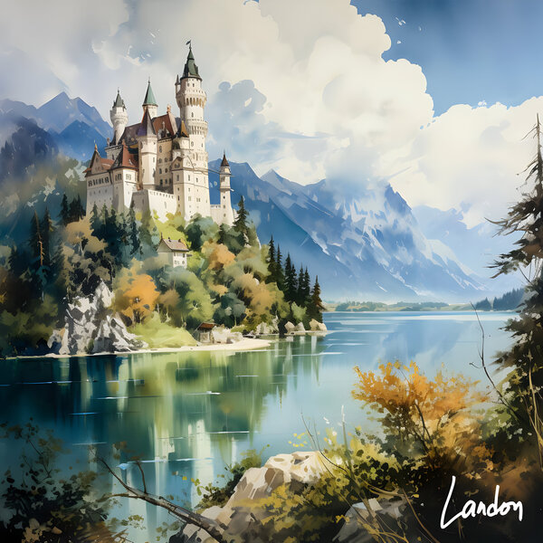 Neuschwanstein Castle 4 by Landon