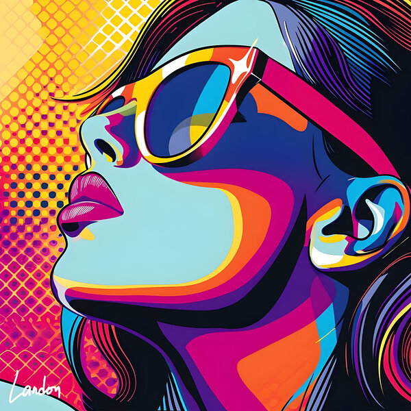 Pop Art Babe 4 Print