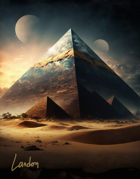 Pyramid reality check Print