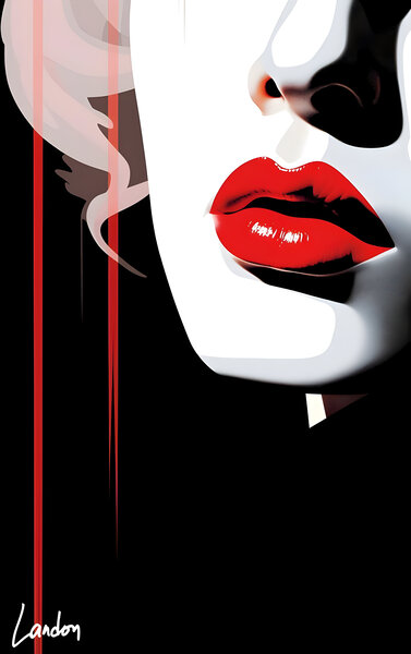 Red Beauty 13 Print