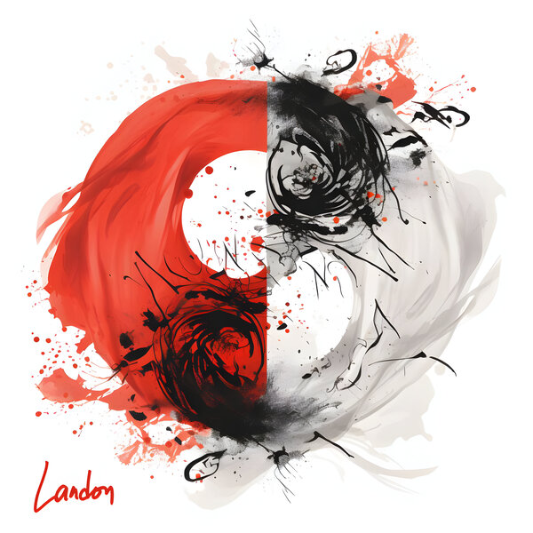 Red Chaotic Yang 1 by Landon