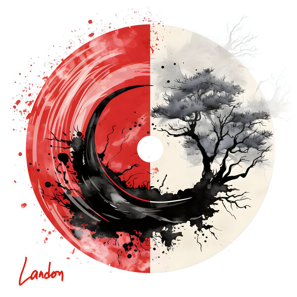 Red Chaotic Yang 4 Print