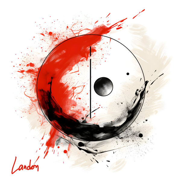 Red Chaotic Yang 5 by Landon