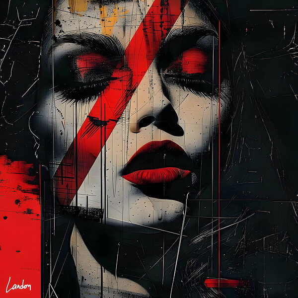 Red Thoughts 3 by Landon