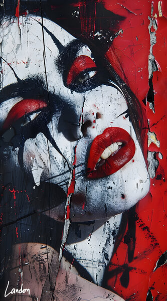 Red Vibes 1 by Landon