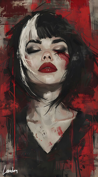Red Vibes 5 by Landon