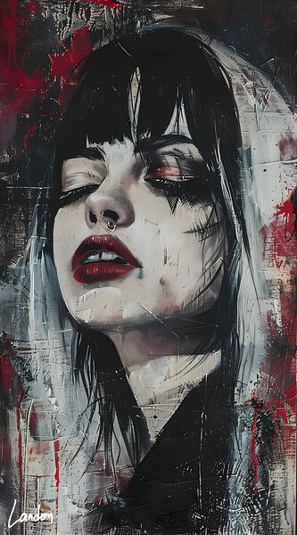 Red Vibes 6 by Landon