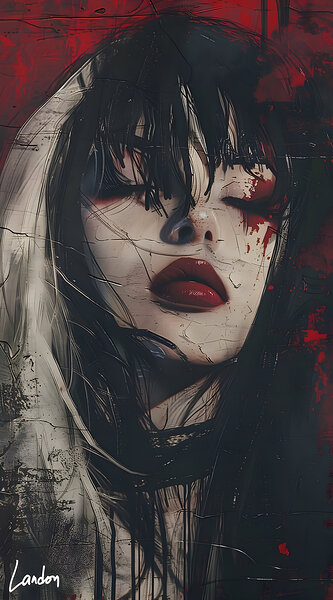 Red Vibes 7 by Landon