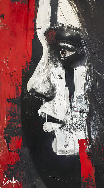 Red Vibes 9 Print