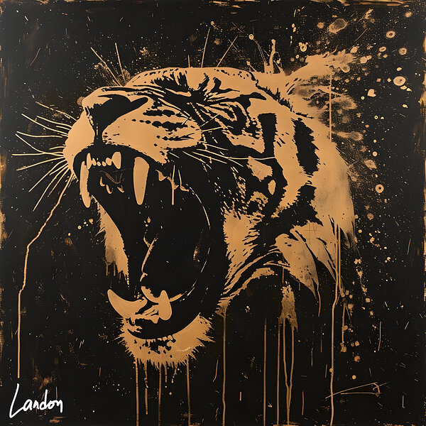 Roaring Splatter 2 Print