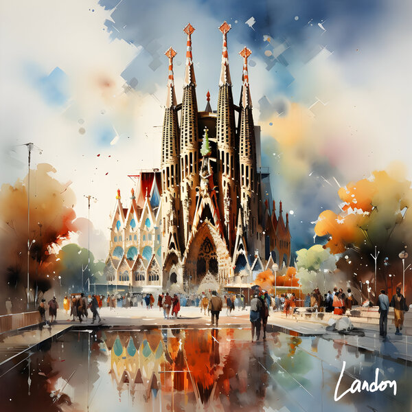Sagrada Familia 1 by Landon